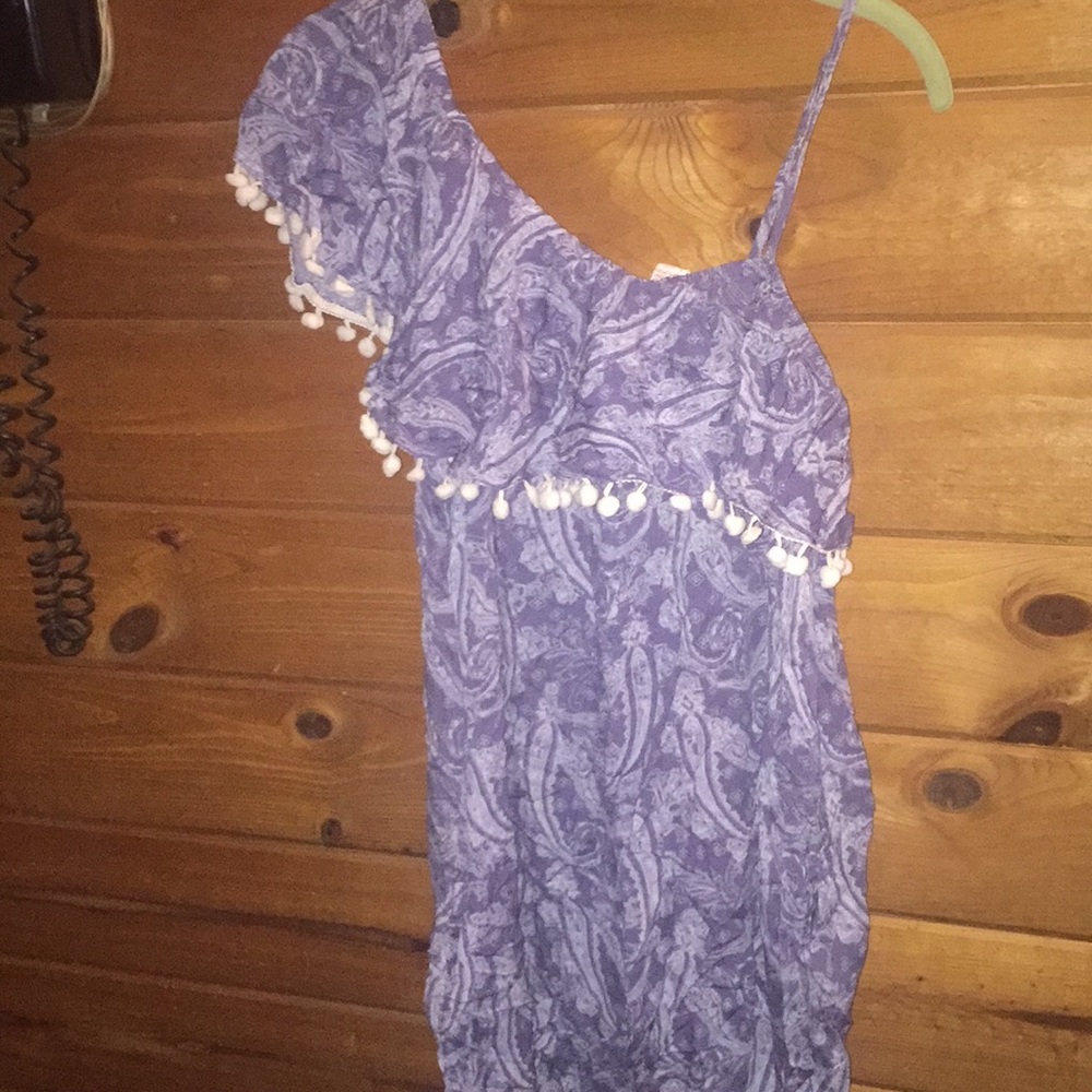One shoulder sun dress